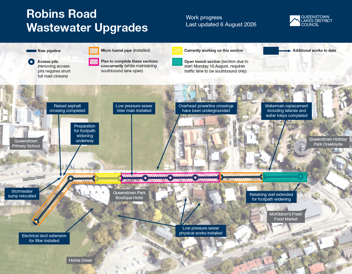 Robins Road Construction Map.png