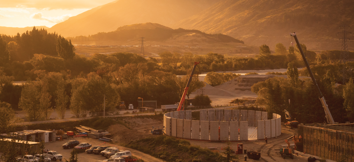 Queenstown Poo Ponds Construction