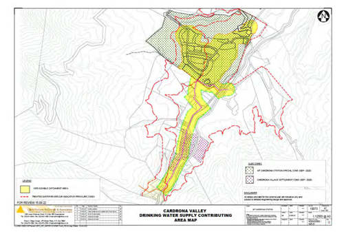 Cardrona Water Supply Scheme boundary