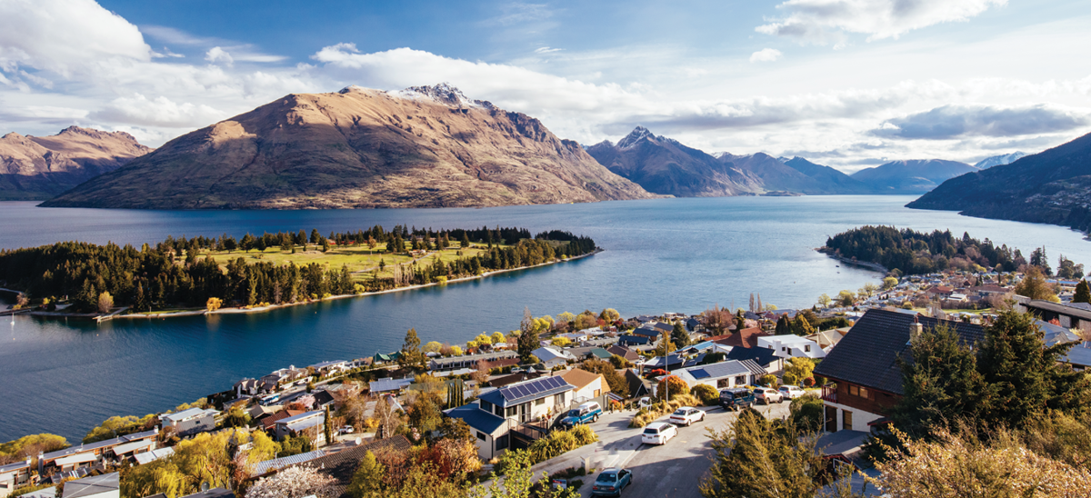Queenstown View Of Kelvin Heights Golf From QT Hill