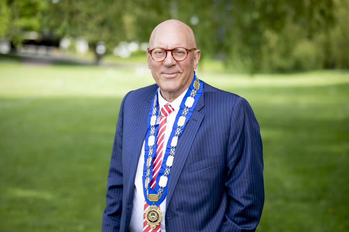 JIM BOULT With Mayoral Chains