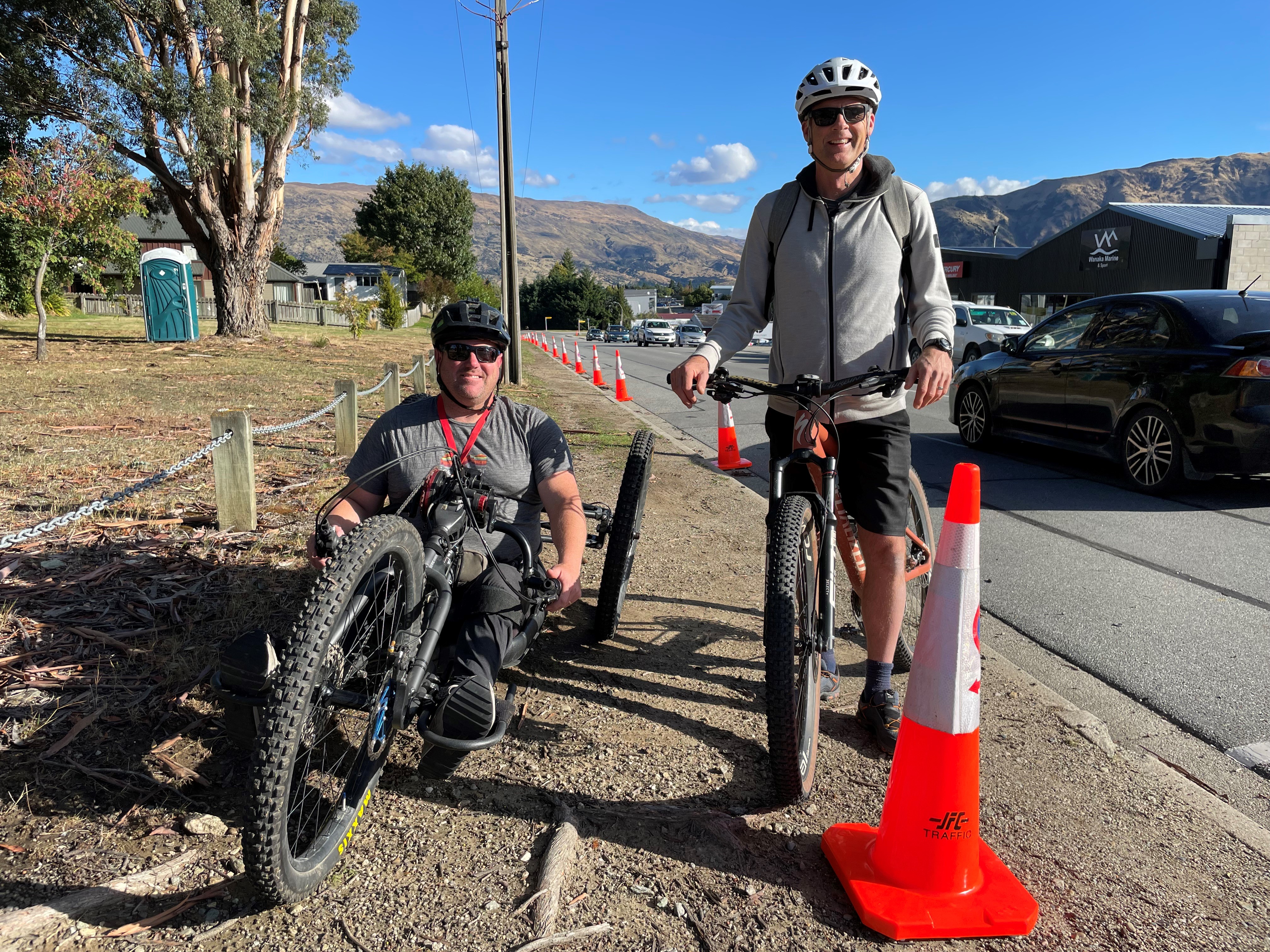 Simon Telfer And Quentin Smith Anderson Road Active Transport QLDC