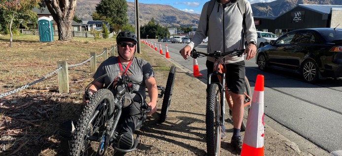 Simon Telfer And Quentin Smith Anderson Road Active Transport QLDC