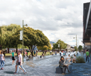 Design of Lower Beach Street at completion