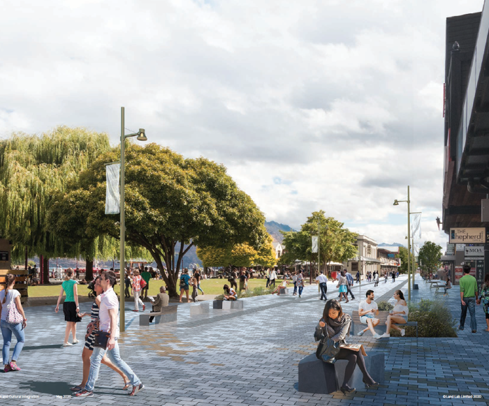 Design of Lower Beach Street at completion