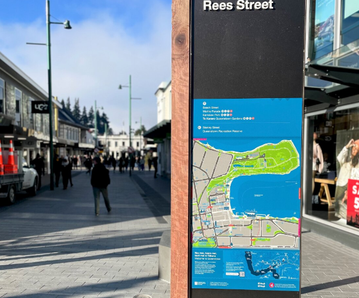 Wayfinding Signage Rees Street