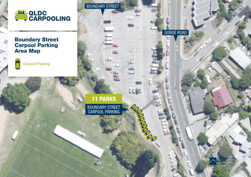 Boundary Street Carpool Spaces