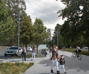 Design of Park Street at completion