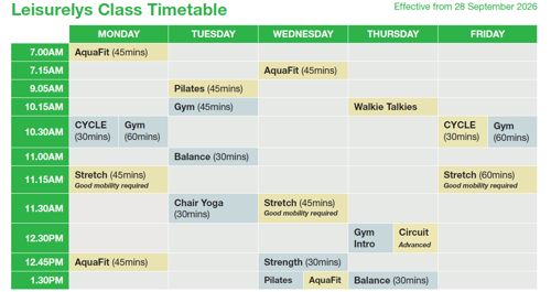 Leisurelytimetableoct26