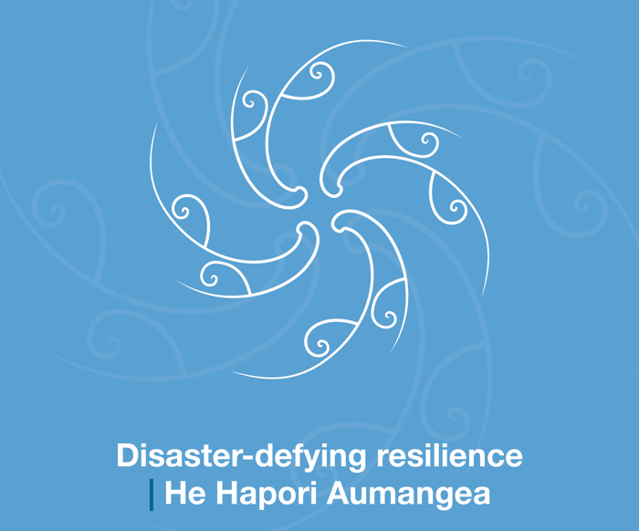 Vision Beyond 2050 Tile stating disaster-defying resilience