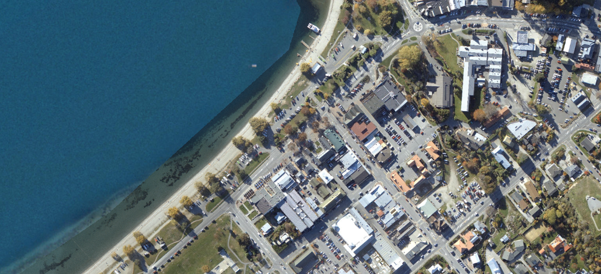 Wanaka Cbd Aerial Photo