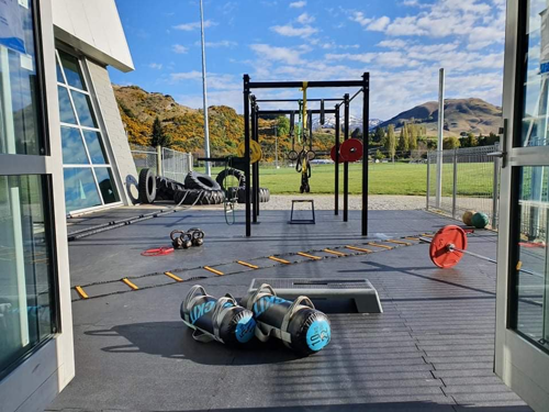 outdoor area at Alpine Health & Fitness