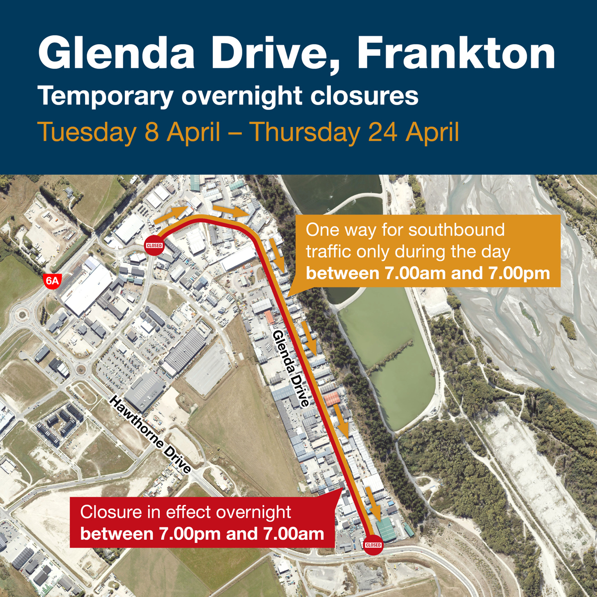 QLDC Glenda Drive Closure 800Px X 800Px Mar25