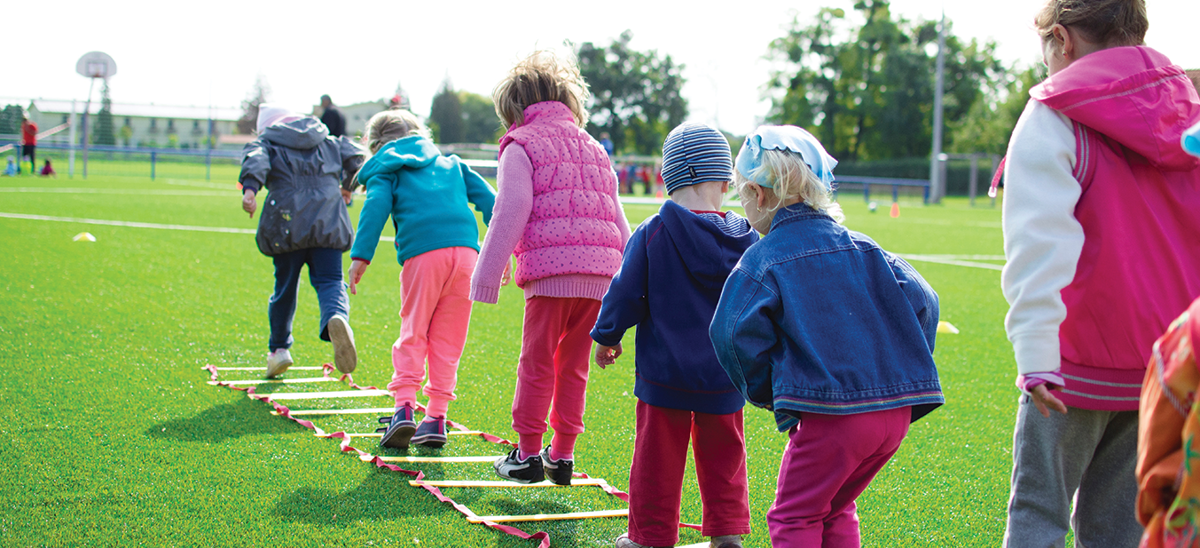Kids Playing Field