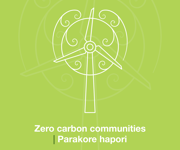 Vision Beyond 2050 Tile stating zero carbon communities
