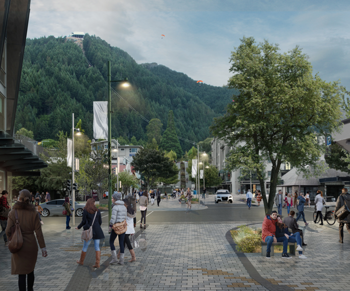 Design of Brecon Street at completion