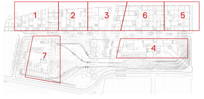 Plan of Lakeview development