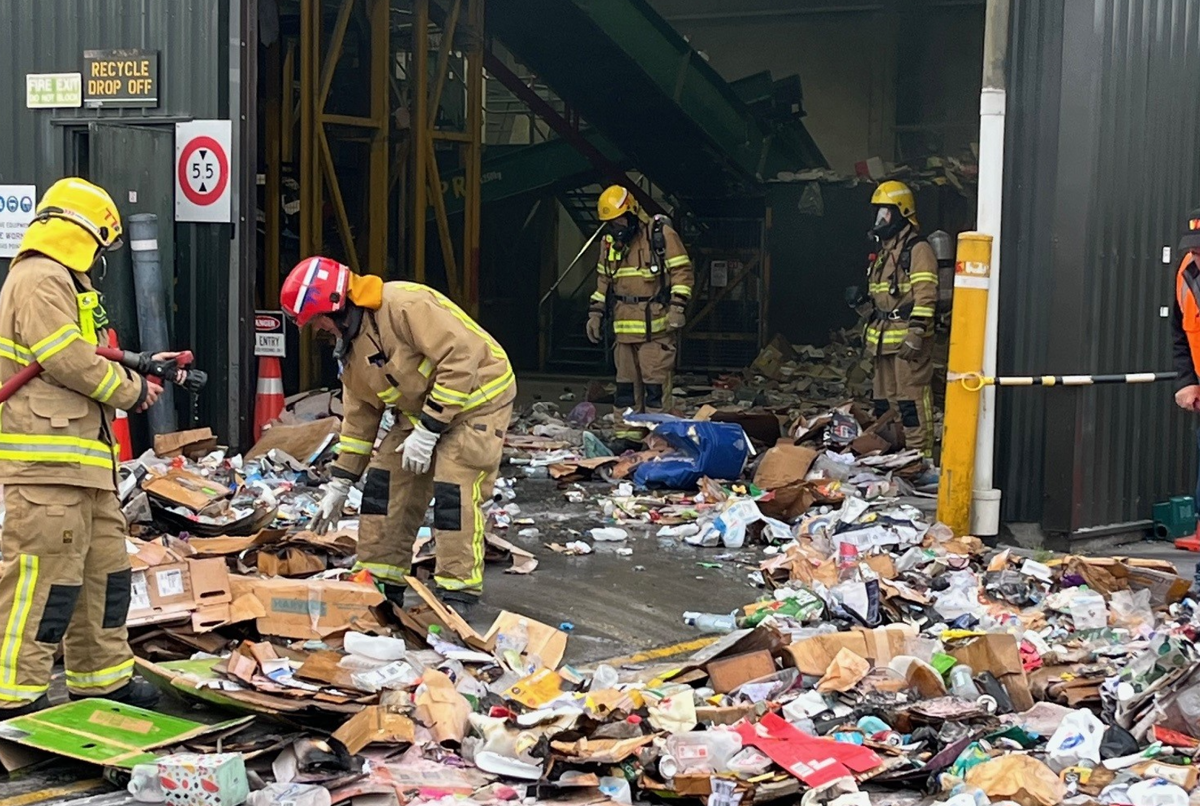 Fire At MRF